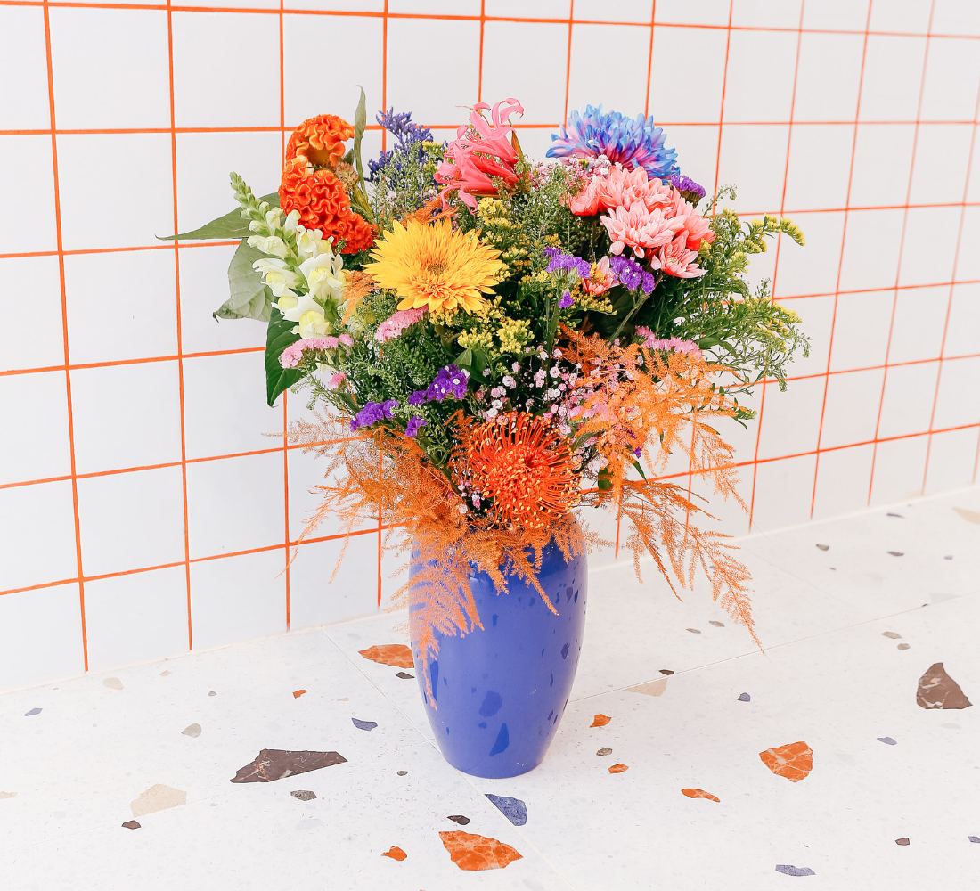 Bouquet de fleurs colorbloc đ