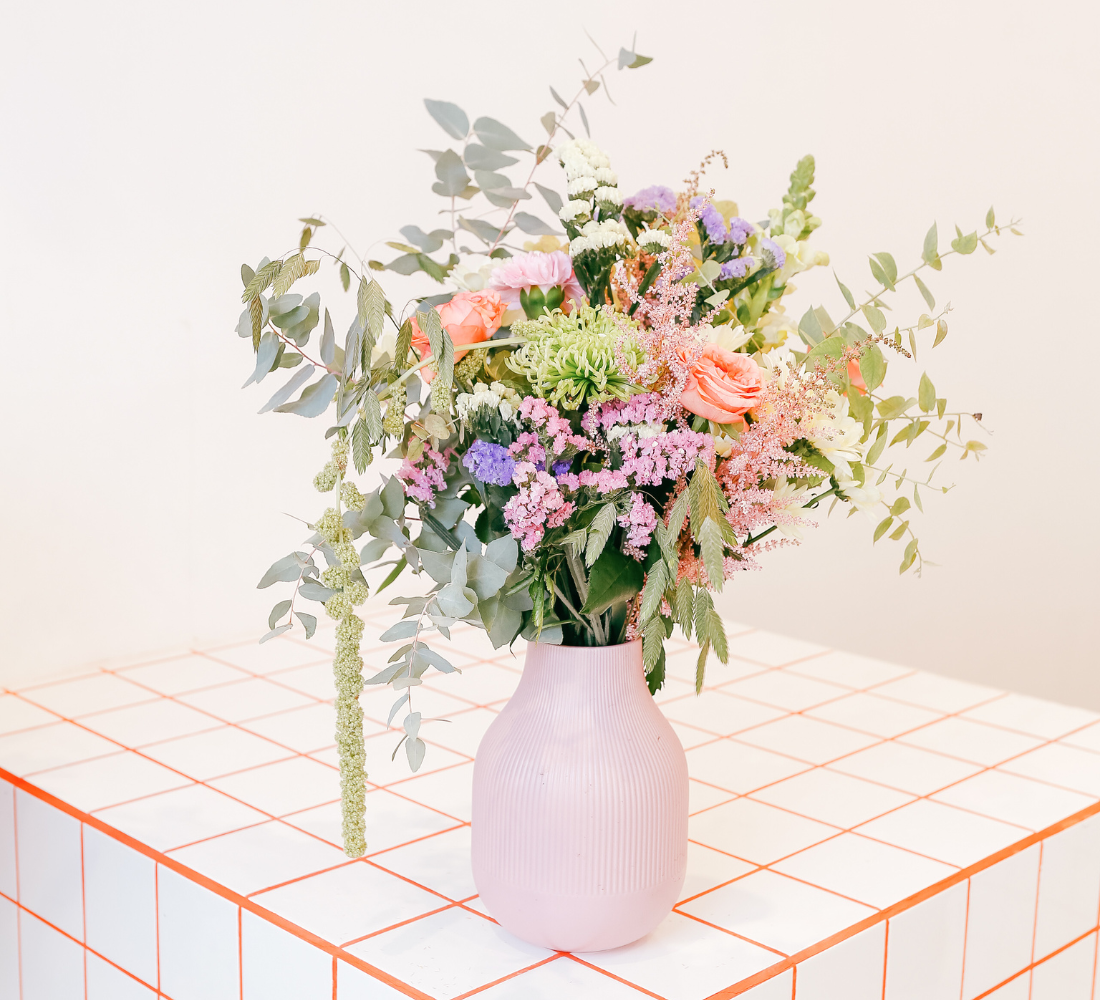 Bouquet de fleurs pastel 🌸